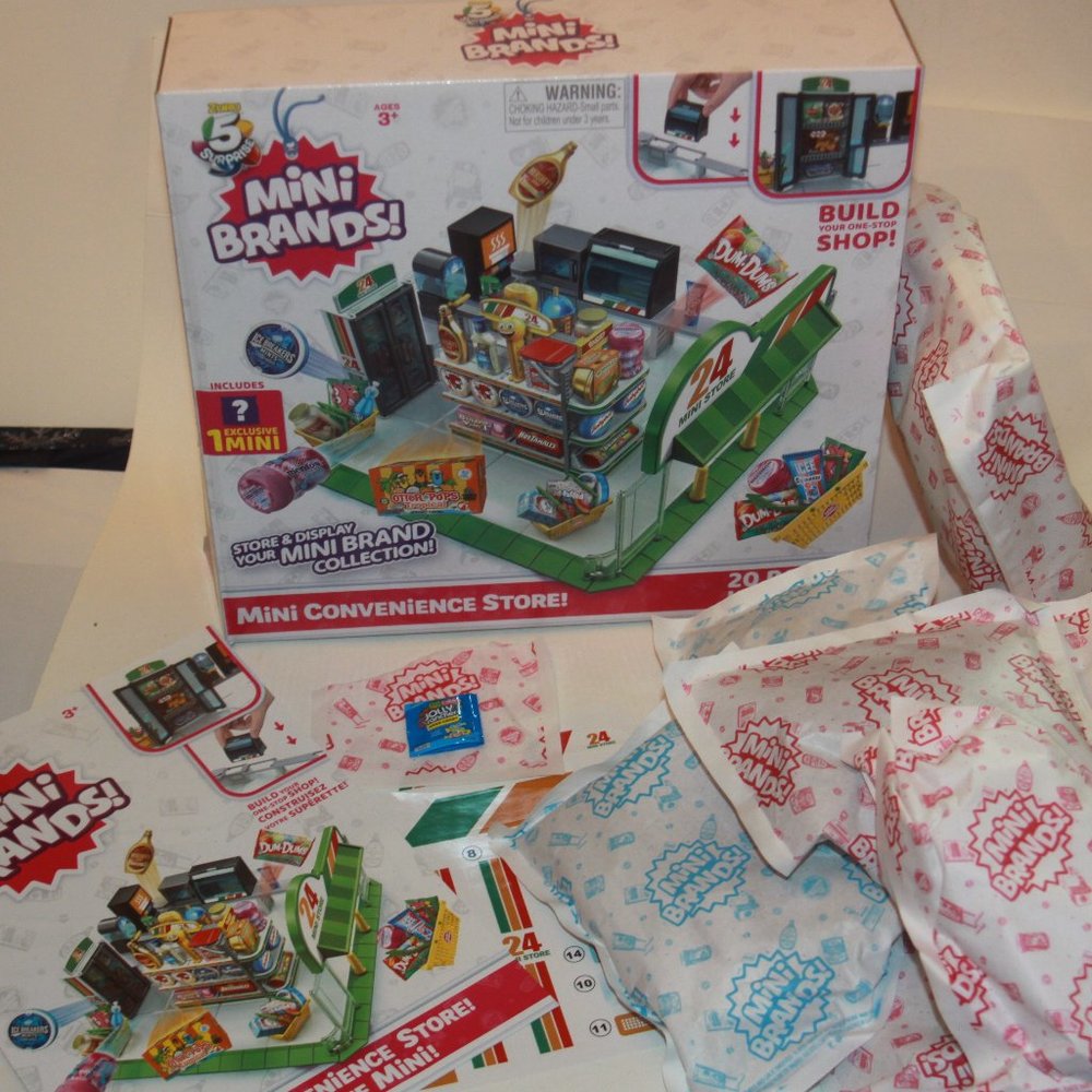 ZURU MINI BRANDS CONVENIENCE STORE SHOP   NEVER PUT TOGETHER BAGS SEALED